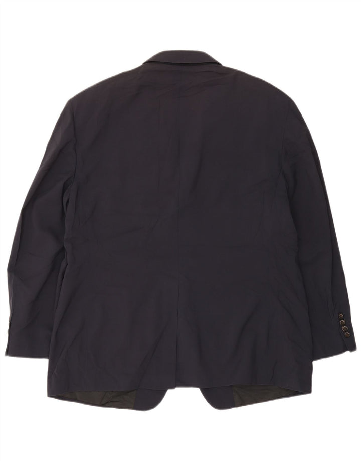 Męska marynarka zapinana na 2 guziki Brooks Brothers UK 40, duża granatowa wełna