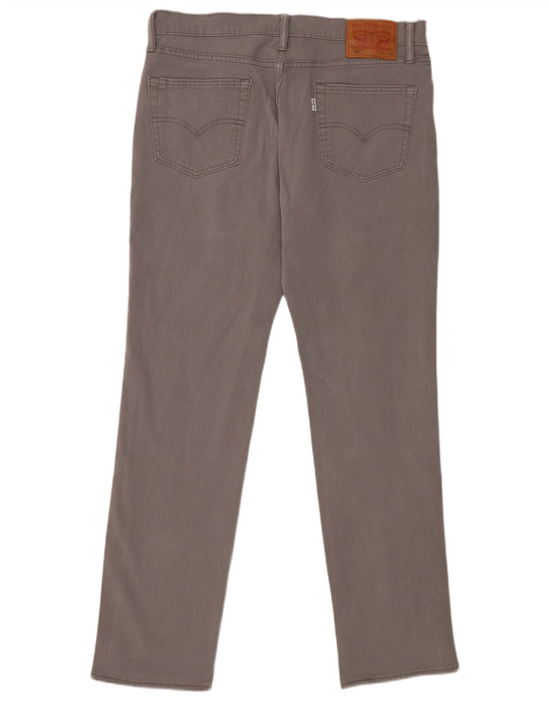 Męskie jeansy Levi's 511 Slim W34 L34 Szara bawełna