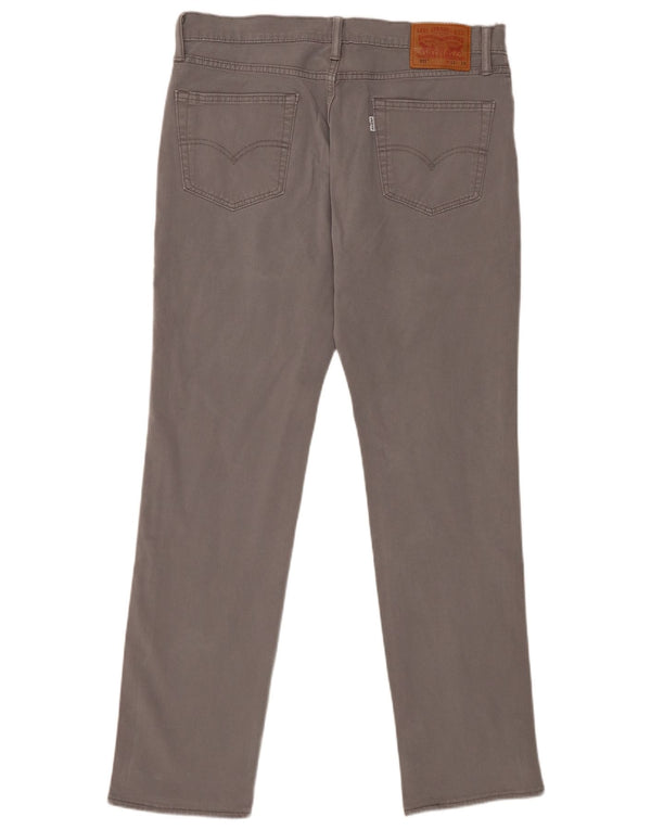 Męskie jeansy Levi's 511 Slim W34 L34 Szara bawełna