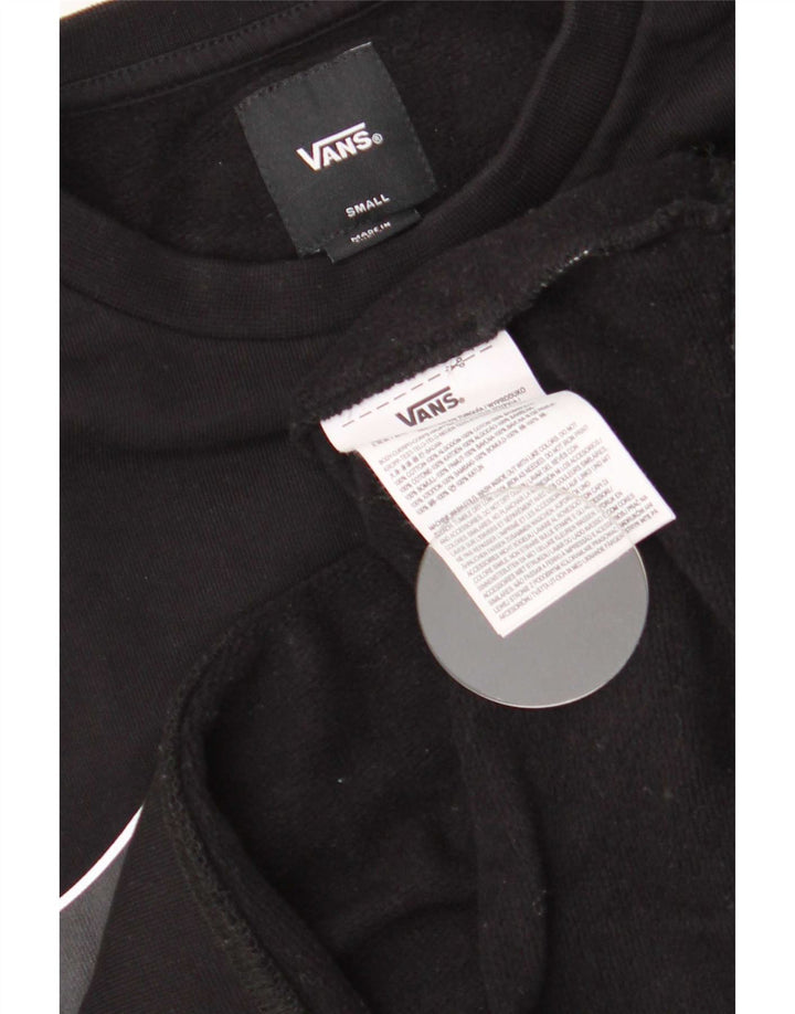 Chłopięca bluza z grafiką Vans, 8-9 lat, mała, czarna, bawełniana