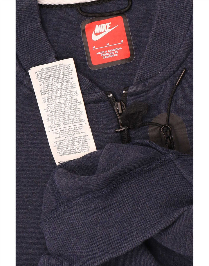 Kurtka męska dresowa Nike, średnia, granatowa, bawełniana