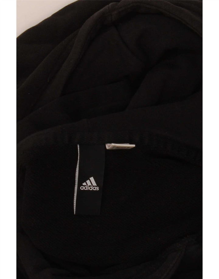 Męska bluza z kapturem Adidas Graphic, średnia czarna
