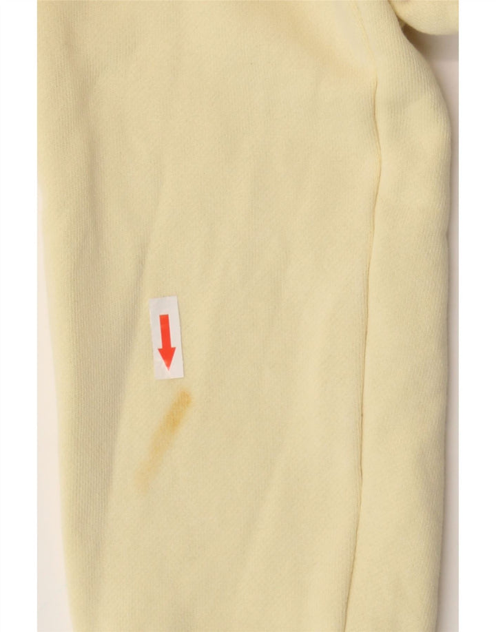 Męska bluza z kapturem Adidas Graphic, mała, żółta, bawełniana