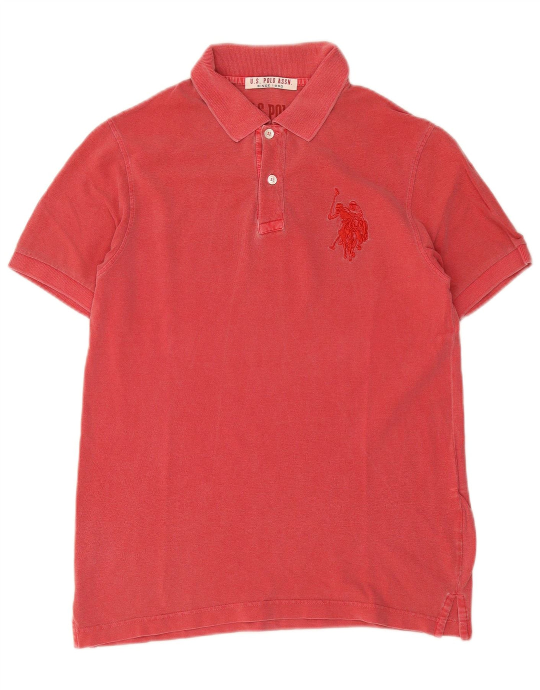 US Polo Assn. Męska koszulka polo w kolorze średnio czerwonym