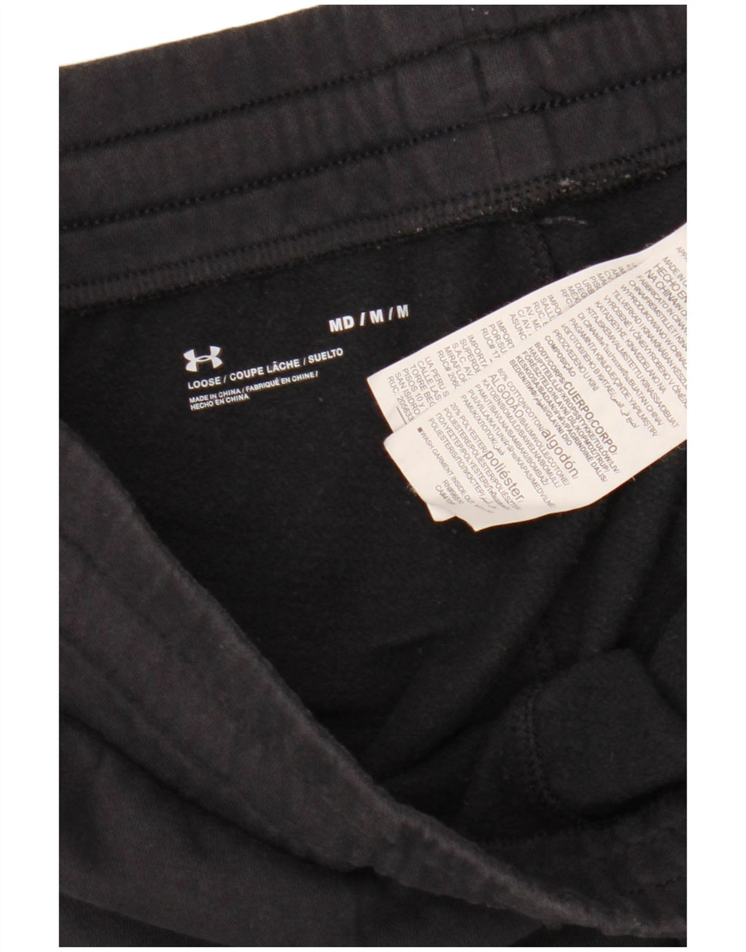 Damskie spodnie dresowe UNDER ARMOUR Joggery, średnie, granatowe, bawełniane