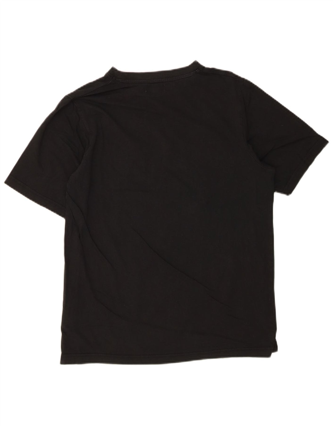 KAPPA Mens Graphic T-Shirt Top Small Black Cotton