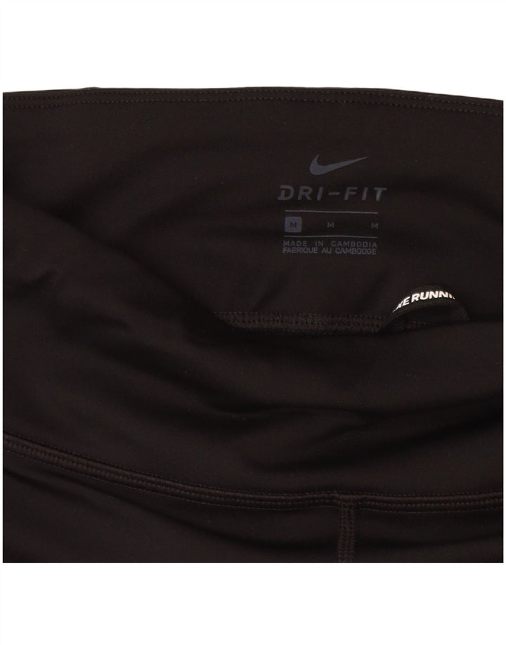 Damskie legginsy Nike Dri Fit Capri UK 12, średnie czarne