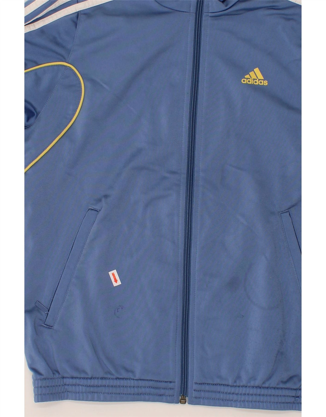 ADIDAS Boys Tracksuit Top Jacket 11-12 Years Blue Polyester Vintage Adidas and Second-Hand Adidas from Messina Hembry 