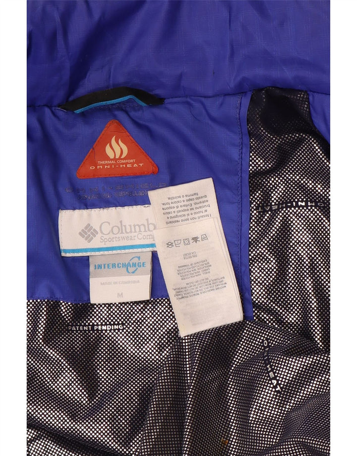 Damska kurtka wyściełana Columbia Interchange Liner UK 14, średni niebieski poliester