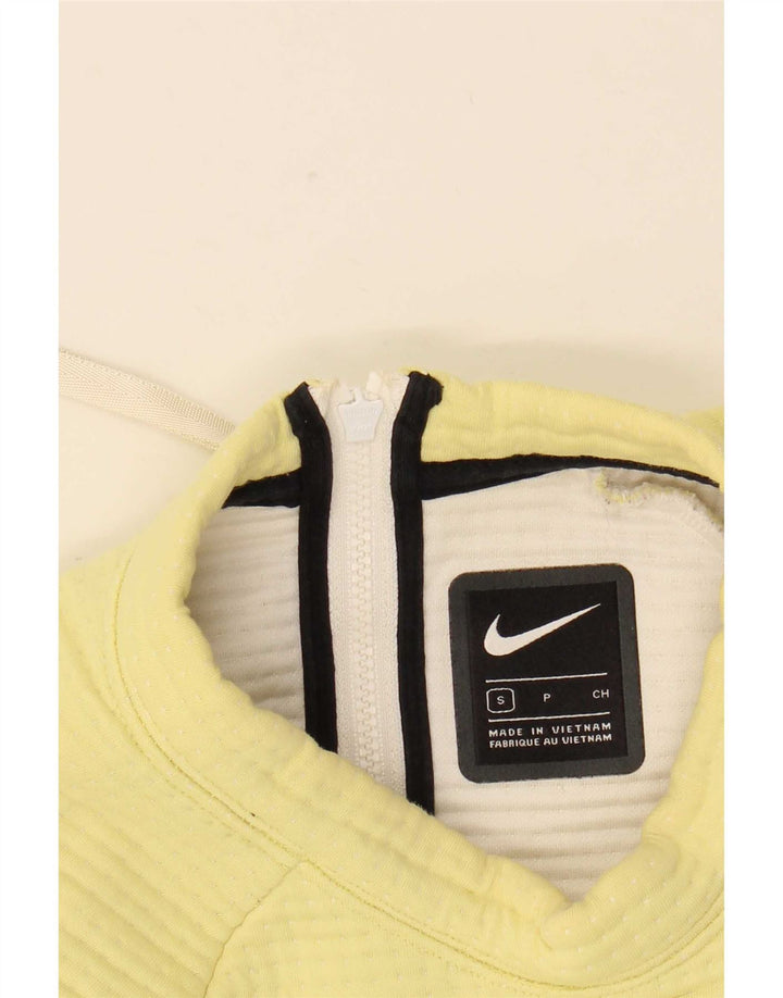 Damska bluza Nike Crop Sweatshirt UK 10, mała, żółta