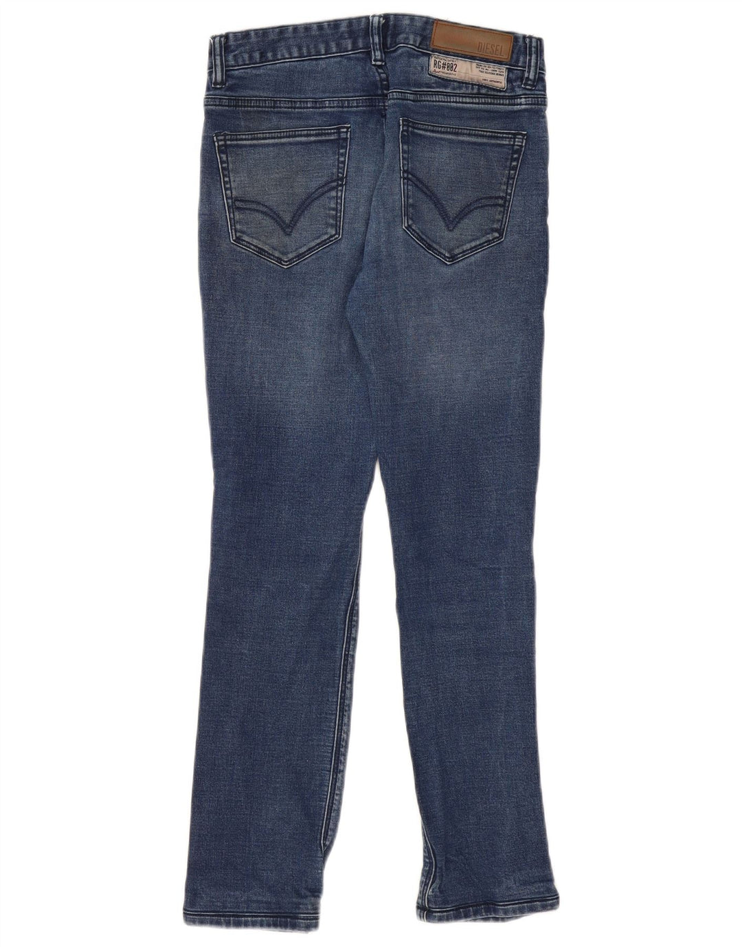 DIESEL Damskie smukłe dżinsy W28 L28 Niebieskie bawełniane