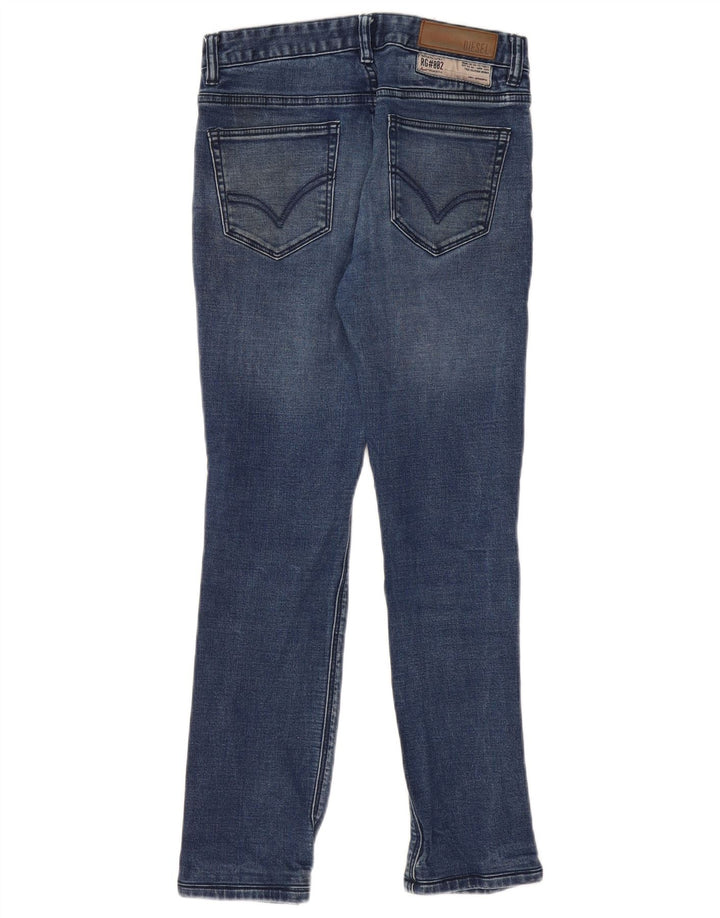 DIESEL Damskie smukłe dżinsy W28 L28 Niebieskie bawełniane