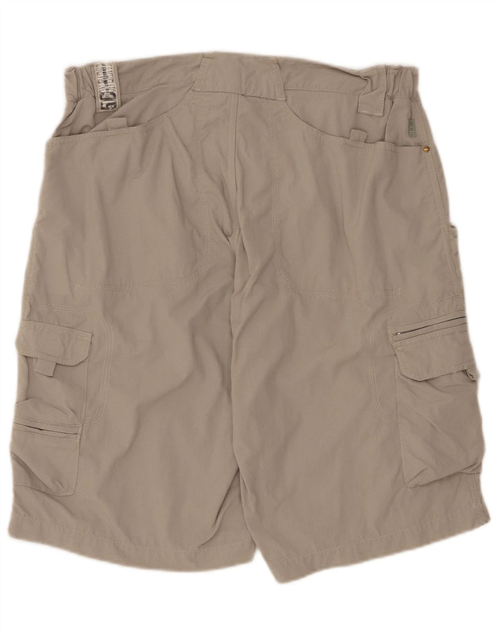 SALEWA Męskie spodenki cargo duże W34 Szary nylon