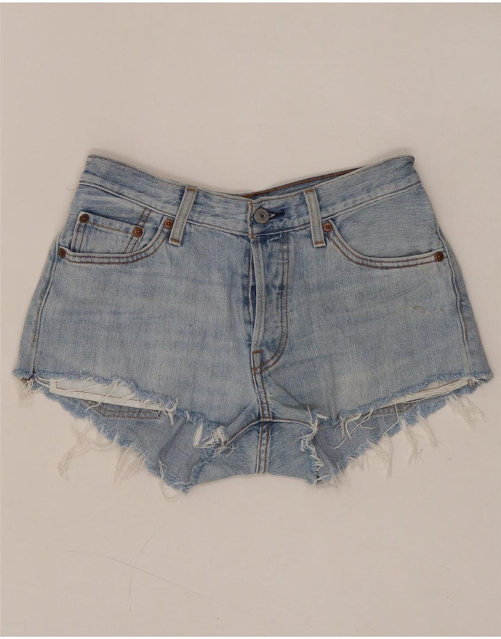 Damskie spodenki jeansowe LEVI'S W25 XS, niebieska bawełna