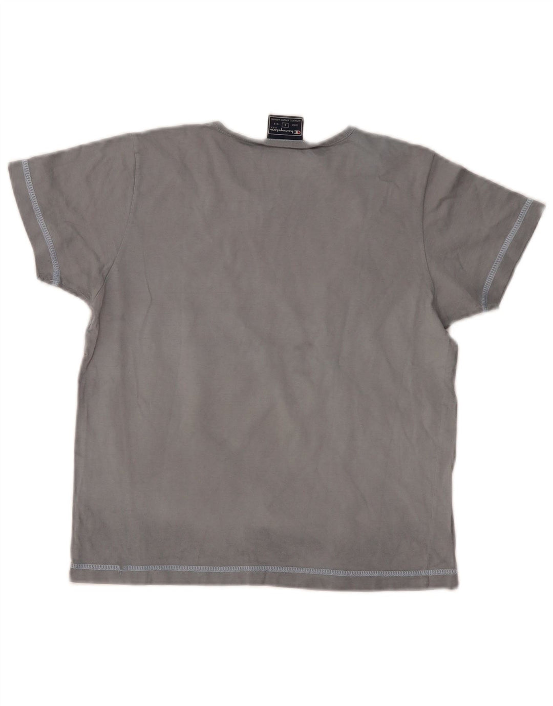 Damska koszulka graficzna CHAMPION Top UK 10, mała, granatowa, bawełniana