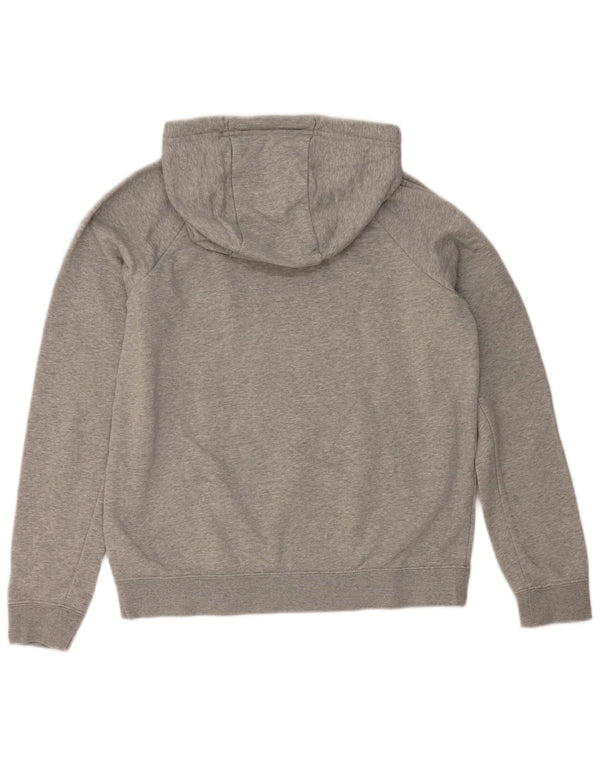 Damska bluza z kapturem typu oversize Nike UK 10, mała, szara, nakrapiana bawełna