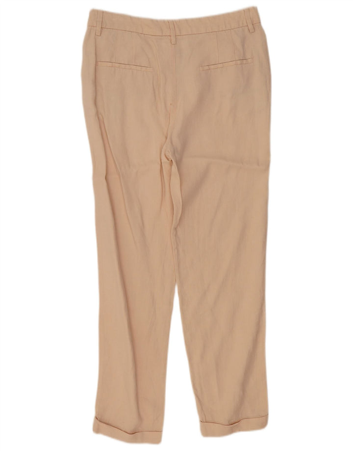 Spodnie damskie Massimo Dutti Straight Chino EU 40 Medium W30 L28 Beżowe