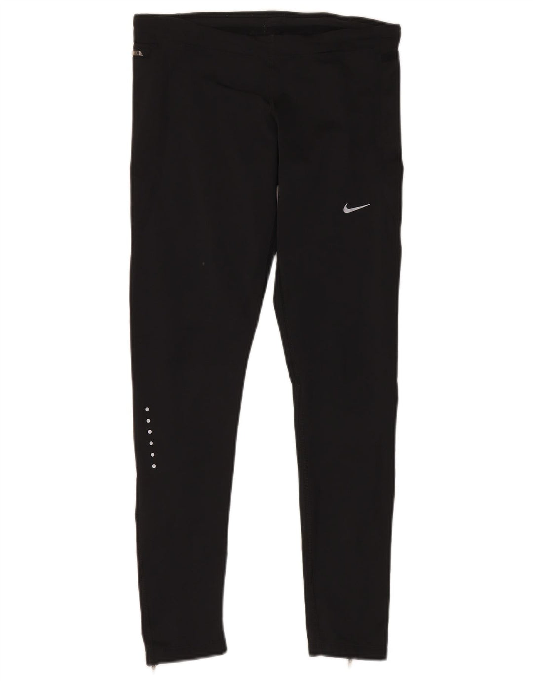 Legginsy damskie Nike UK 14, średnie, czarne, poliestrowe, sportowe
