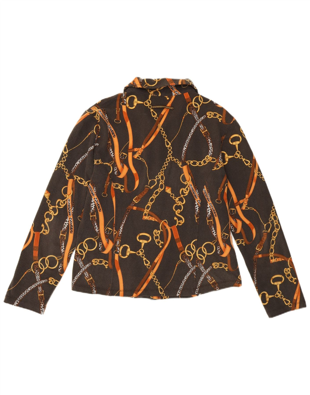 Koszula damska Vintage UK 14 Średnia szara bawełna