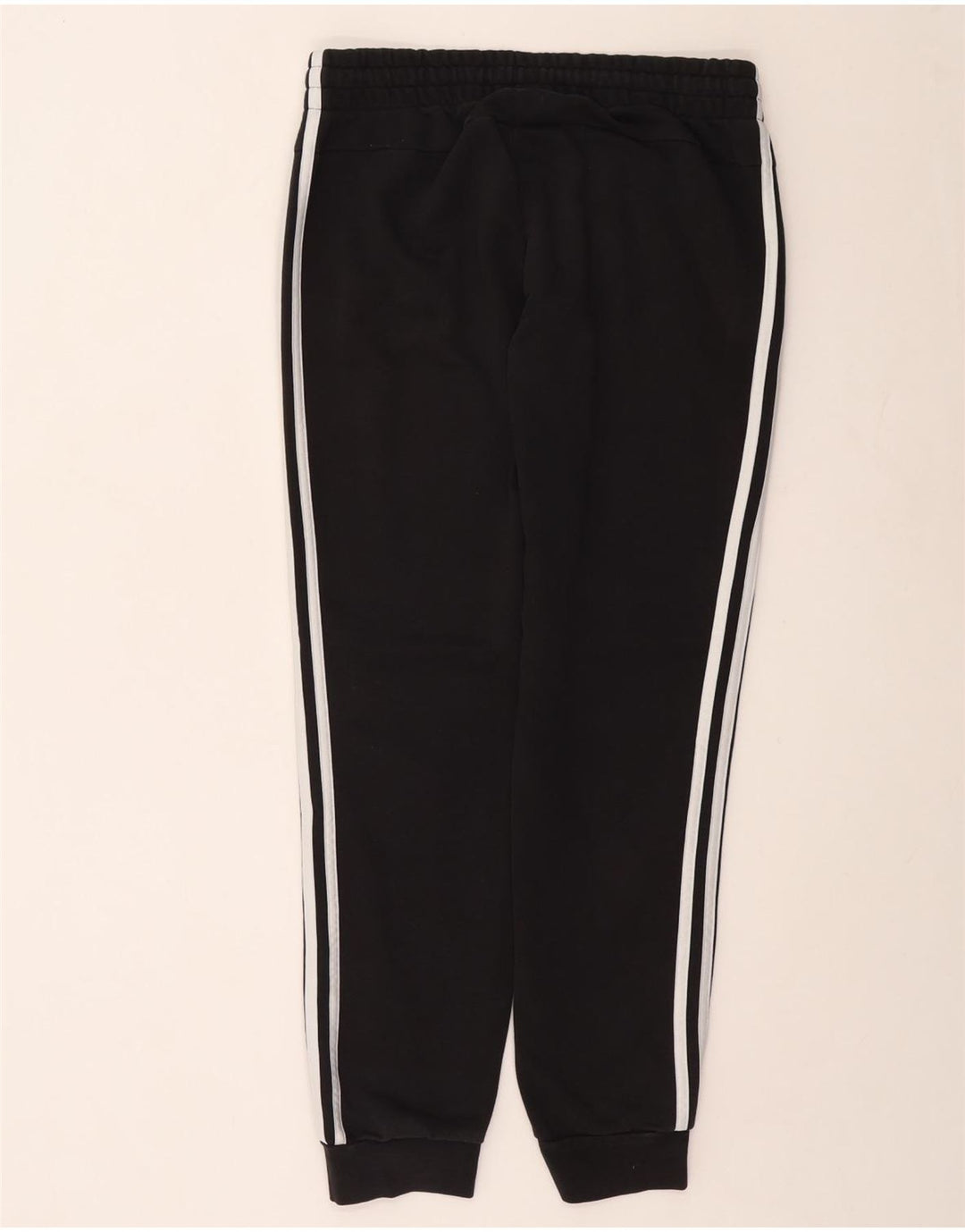 Damskie spodnie dresowe ADIDAS Joggers UK 16/18, duże, czarne, bawełniane