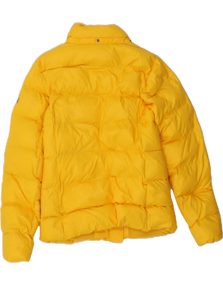 PEPE JEANS Womens Padded Jacket UK 14 Medium Yellow Vintage PEPE Jeans and Second-Hand PEPE Jeans from Messina Hembry 