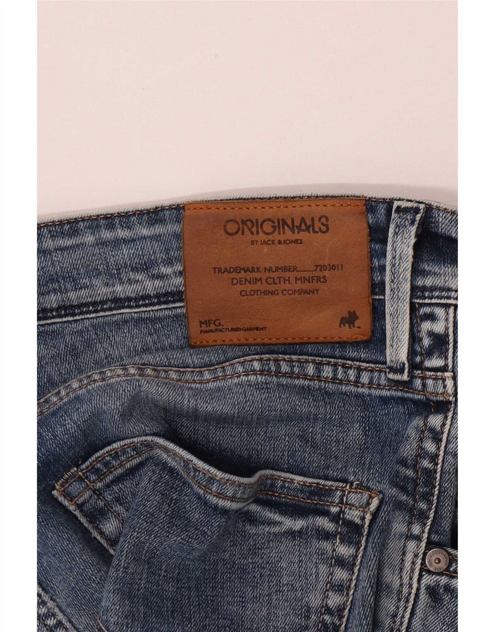 Męskie jeansy slim fit Jack & Jones W32 L34 Niebieskie