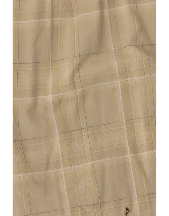 Koszula męska Camel Active z krótkim rękawem XL w beżową kratkę