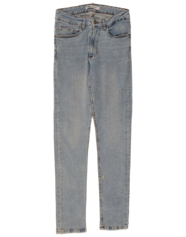 Damskie jeansy skinny Zara EU 38 Small W30 L31 Niebieskie