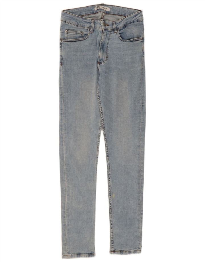 Damskie jeansy skinny Zara EU 38 Small W30 L31 Niebieskie