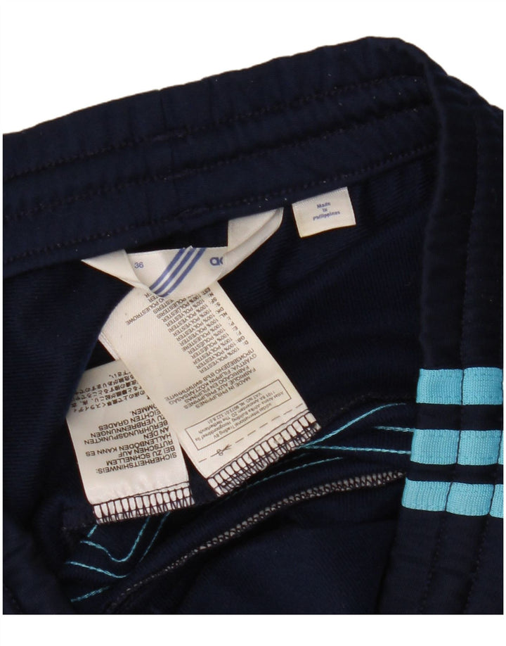 Damskie spodnie dresowe Adidas EU 36, małe, granatowe, poliestrowe