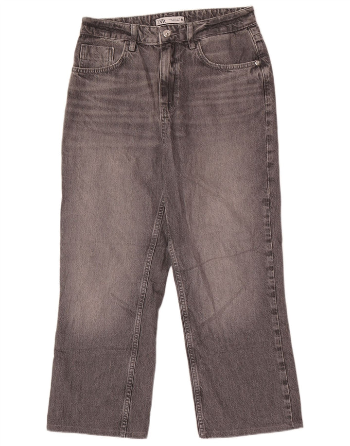 Krótkie jeansy damskie Zara EU 40 Medium W30 L25 Szara bawełna