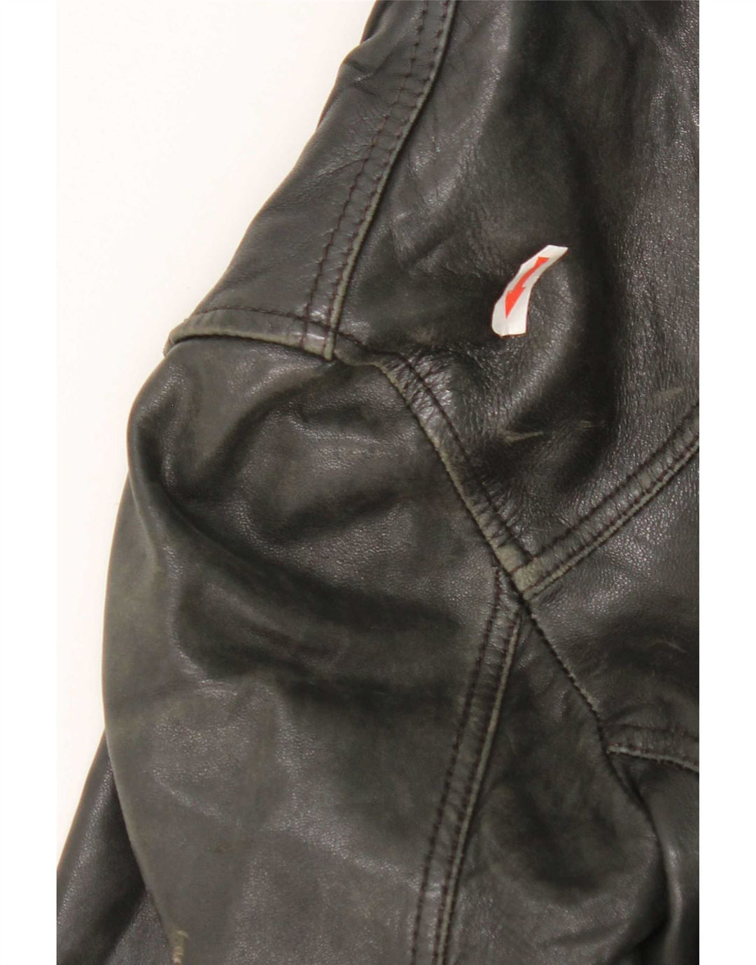 Kurtka skórzana damska Massimo Dutti Biker UK 10, mała czarna