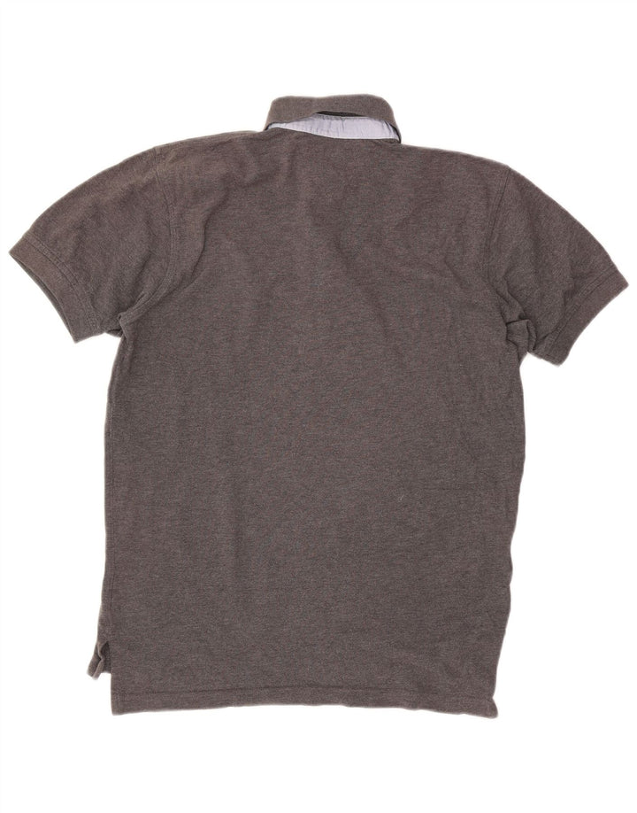 Męska koszulka polo Tommy Hilfiger, mała, szara, bawełniana