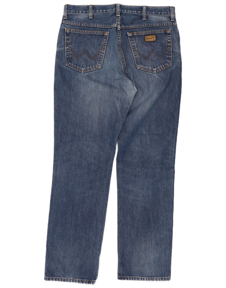 Męskie jeansy Wrangler Texas Straight W36 L32 Niebieskie bawełniane