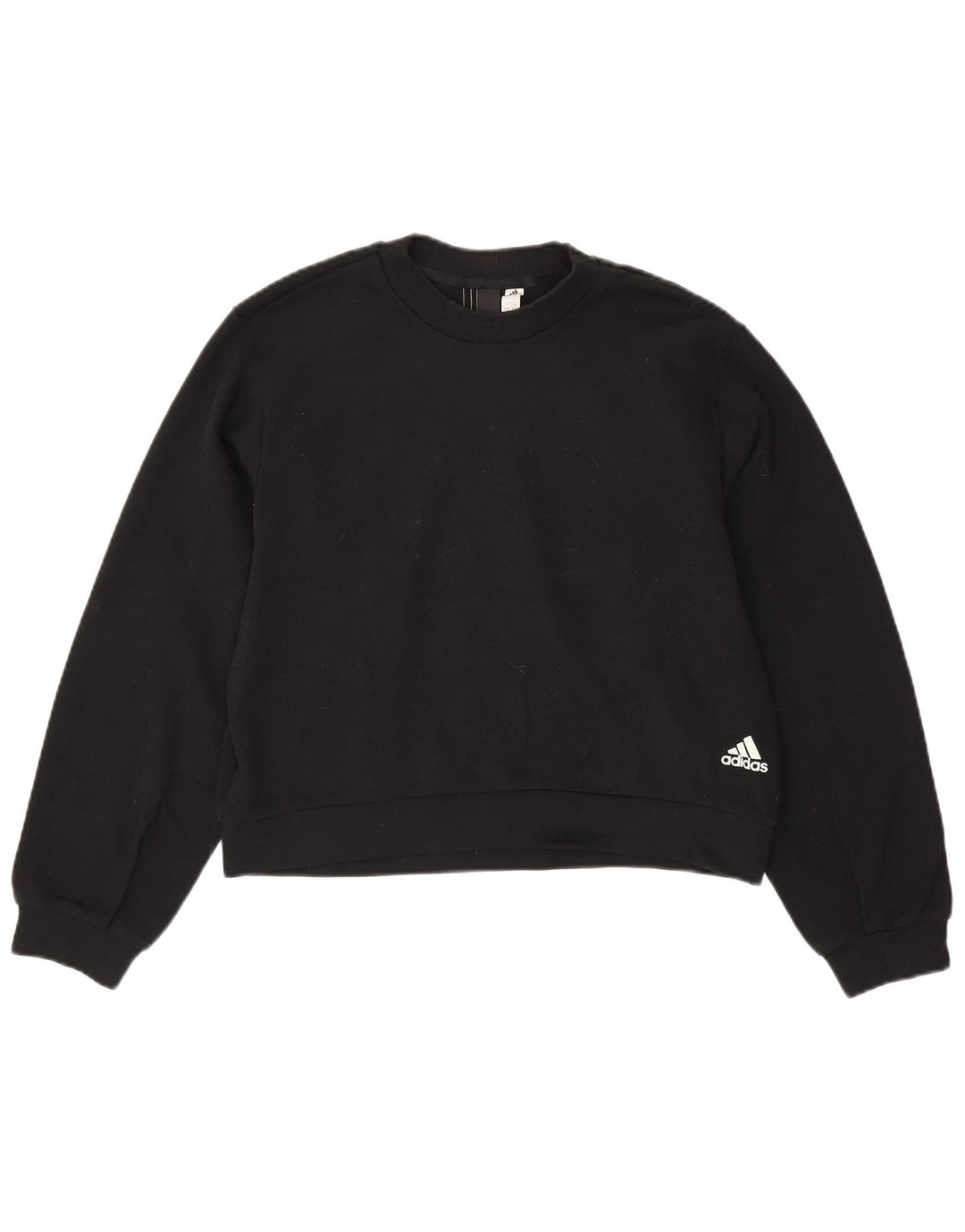 Damski sweter oversize ADIDAS Crop UK 8/10 Small Black