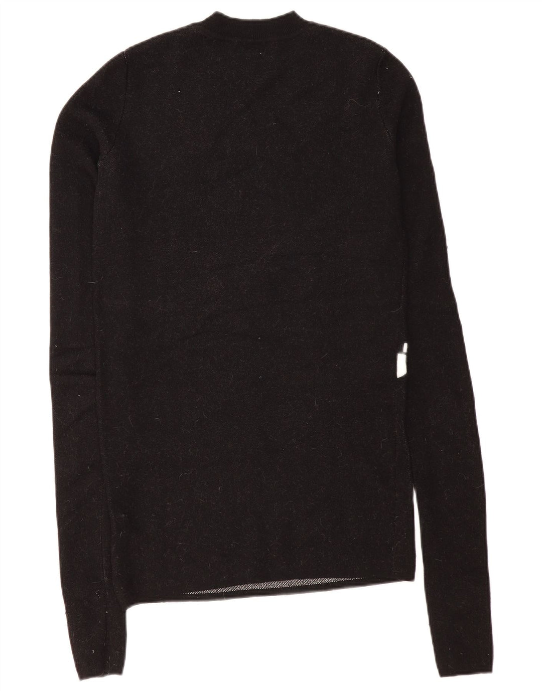 Marcelo Burlon Damski sweter z okrągłym dekoltem UK 10, mały, czarny, geometryczny