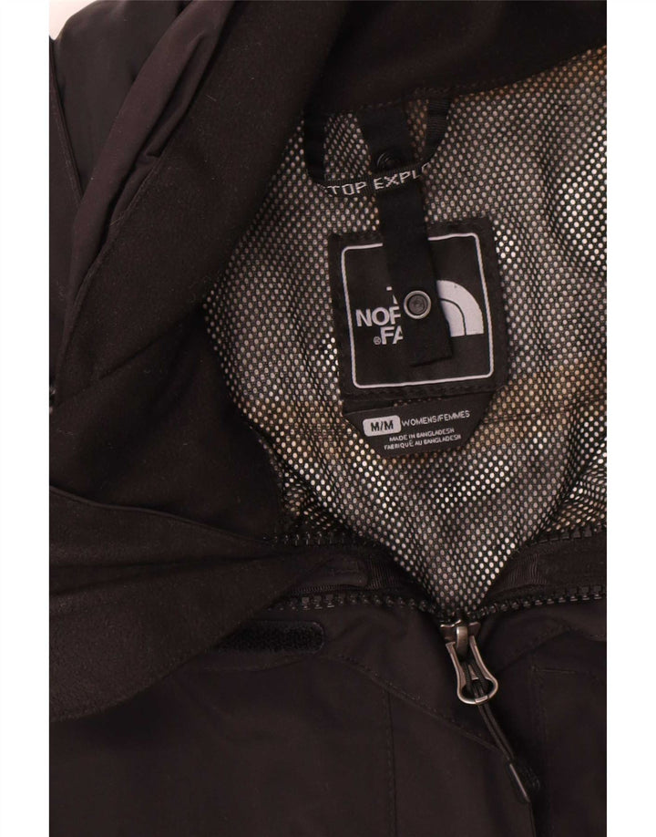 Damska kurtka przeciwdeszczowa z kapturem The North Face UK 14, średni czarny poliester