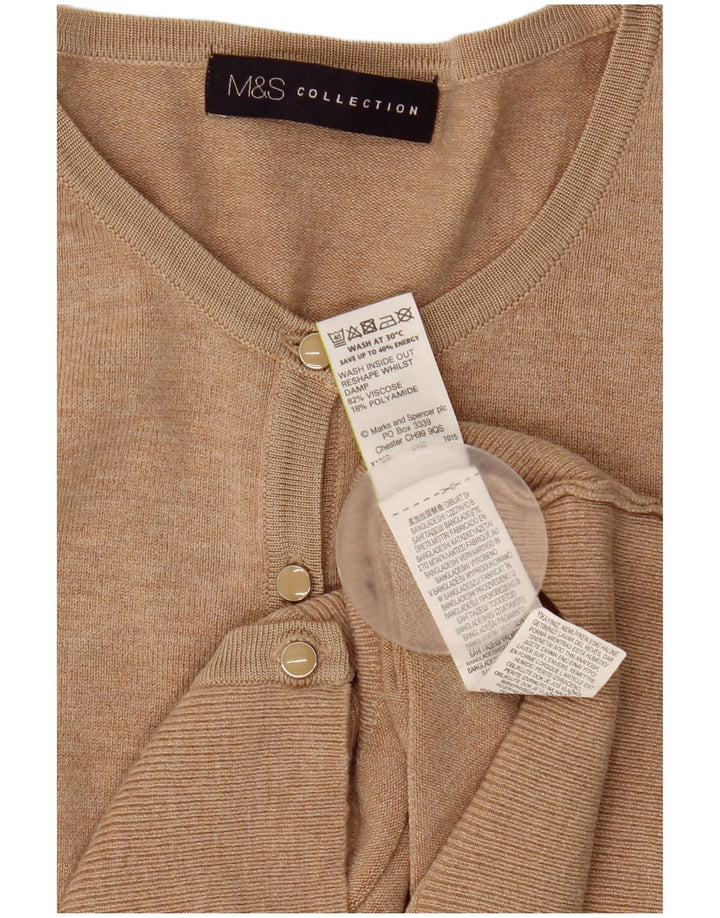 Sweter damski Marks & Spencer UK 12, średni beż, wiskoza