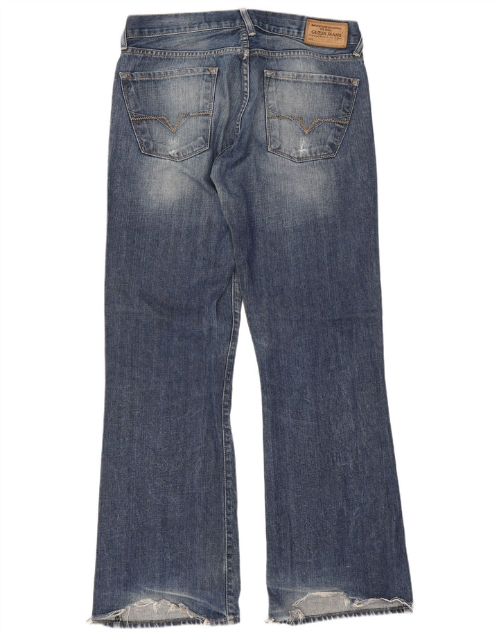 Jeansy damskie Guess Bootcut W33 L33 Niebieskie bawełniane