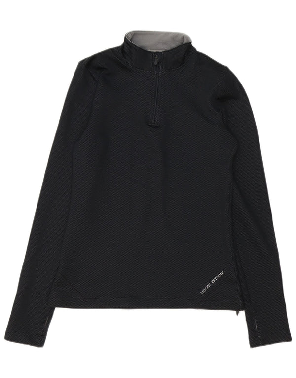 Męski dres z zamkiem błyskawicznym Under Armour, mały, czarny