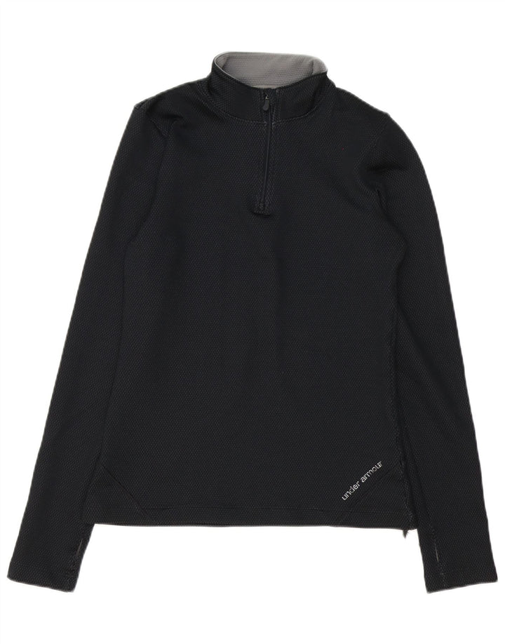 Męski dres z zamkiem błyskawicznym Under Armour, mały, czarny
