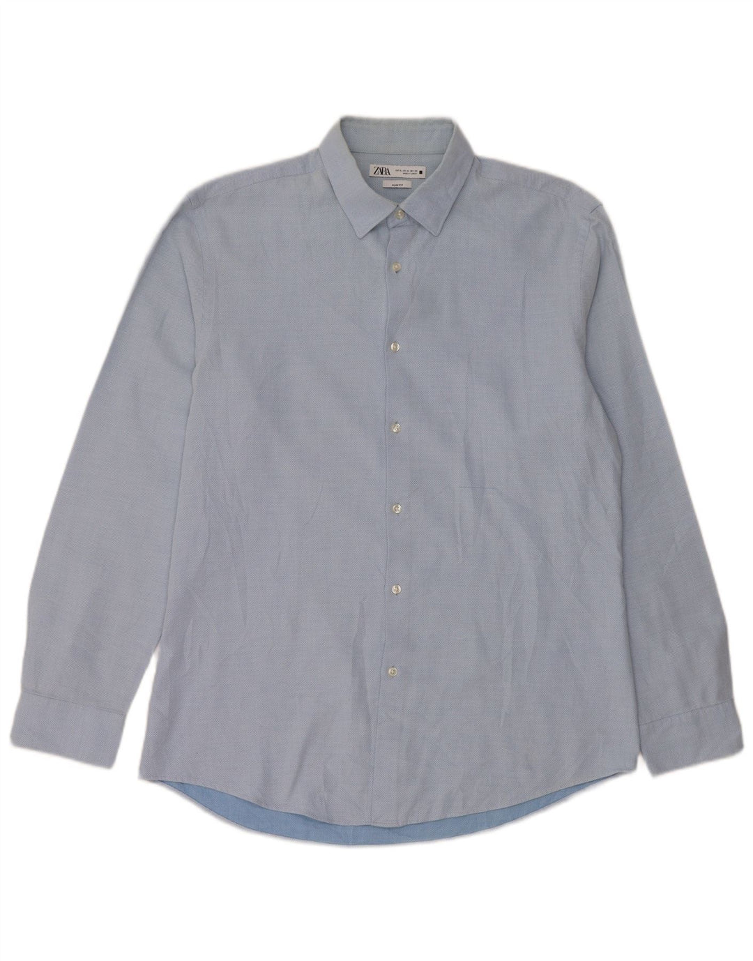 Koszula męska Zara Slim Fit XL niebieska