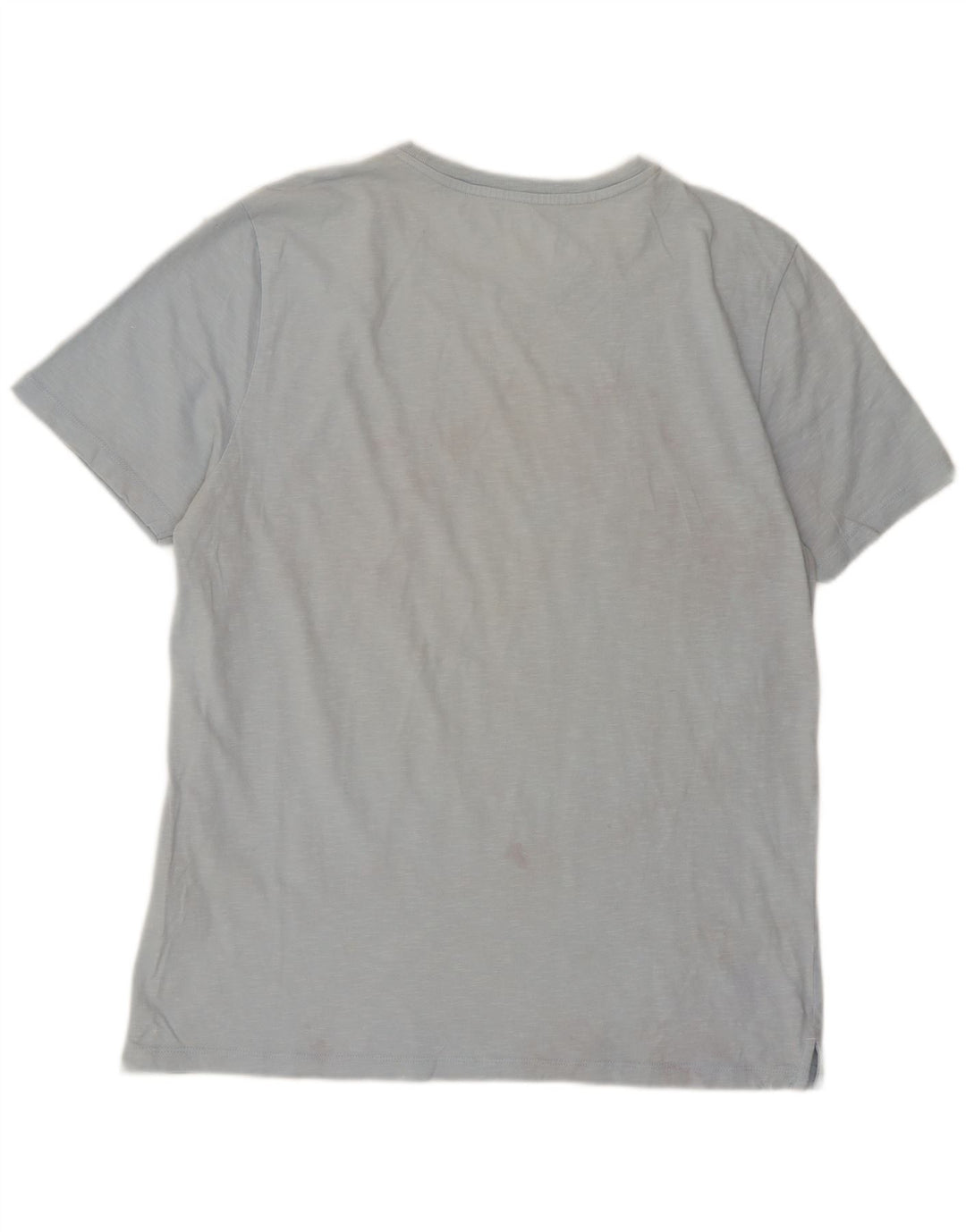 Męski T-shirt z grafiką Fat Face, duży, niebieski, bawełniany