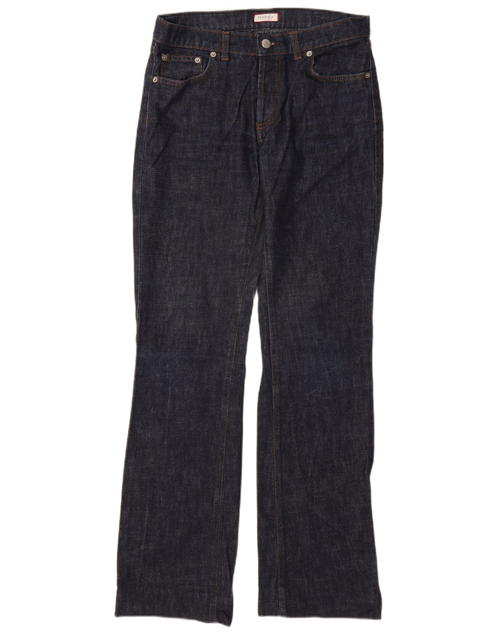 Damskie jeansy Bootcut Max & Co. UK 10 Small W28 L32 Granatowa bawełna