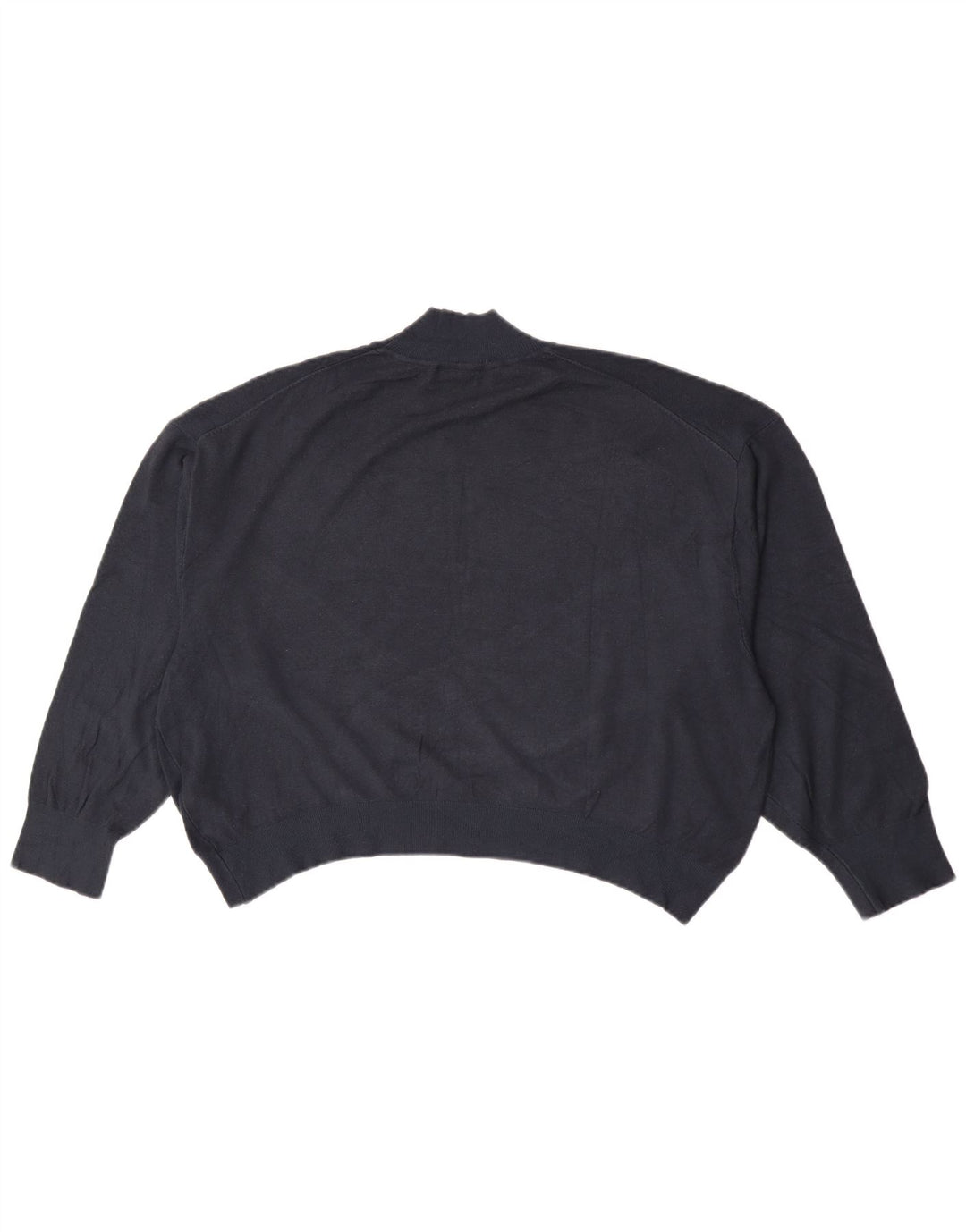 Damski sweter oversize z golfem Zara UK 16, duży, granatowy