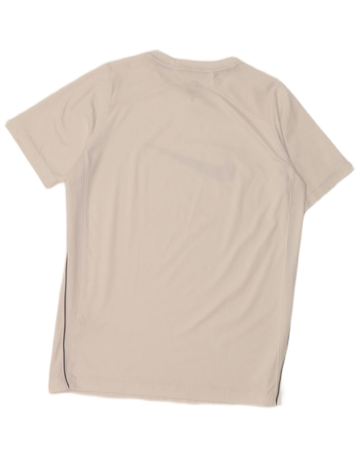Chłopięcy T-shirt Nike Dri Fit z grafiką, 13-14 lat, biały