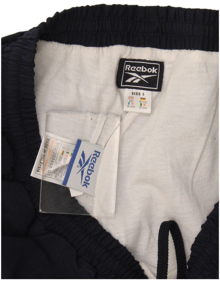 Męskie spodnie dresowe Reebok, małe, granatowe, z poliestru