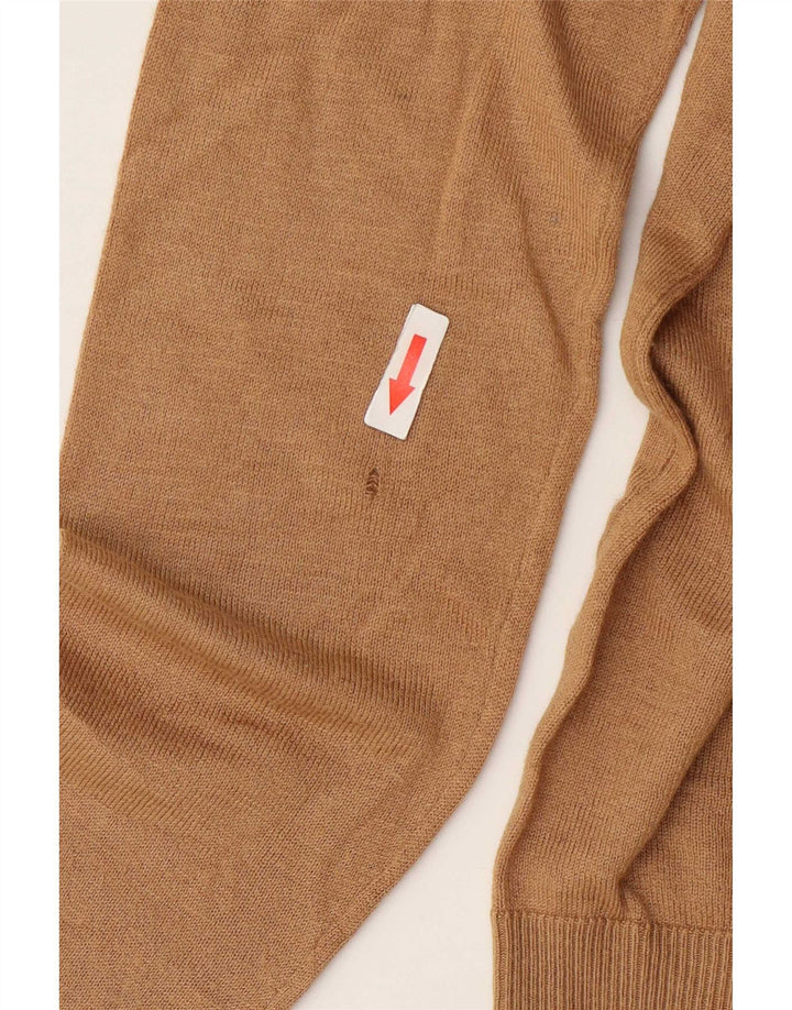 Sweter damski Zara z golfem UK 10 Small Beige