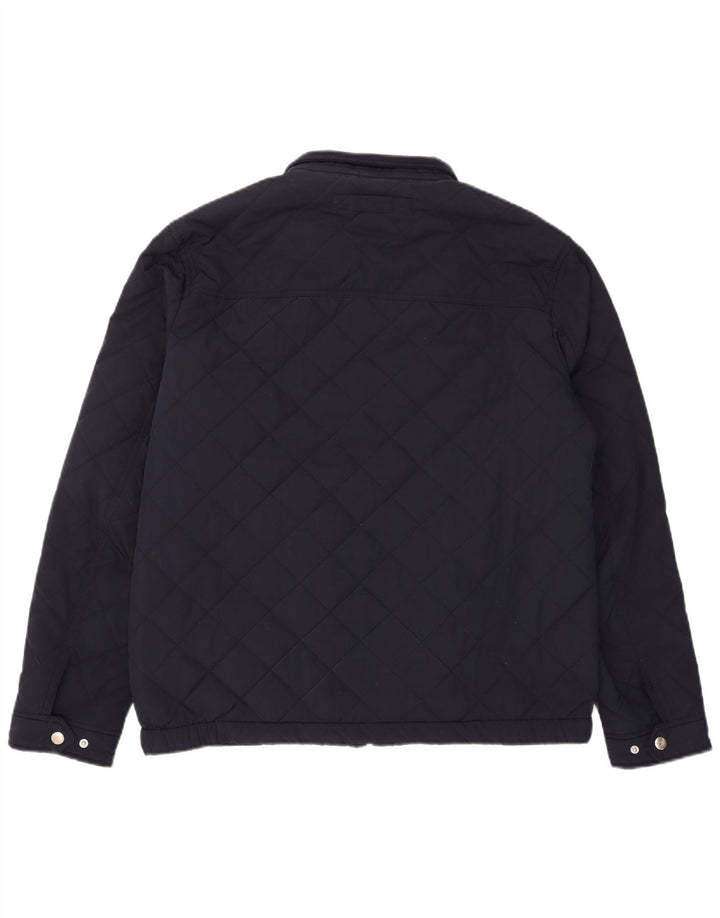 Męska pikowana kurtka Gant UK 42 XL, granatowa, poliester