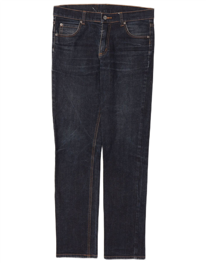 TANIE MONDAY Męskie jeansy slim W32 L31 Granatowe bawełniane
